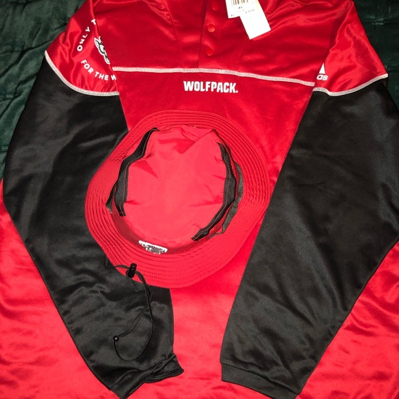NWT [Adidas] NC Wolfpack Long Sleeve Player Top - Picture 9 of 9